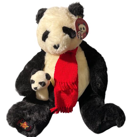 Gund Wish Bear with Cub Smithsonian Plushy Stuffed Animal National Zoological - Picture 1 of 8